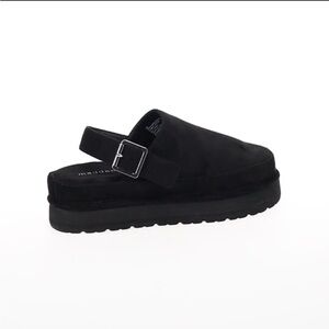 Madden Girl Black Slingback Clogs